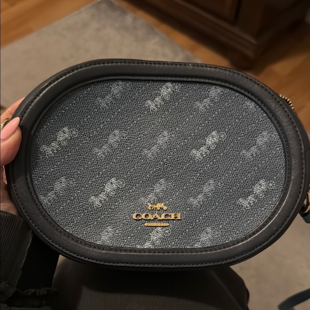 Coach Blue Oval Crossbody Bag